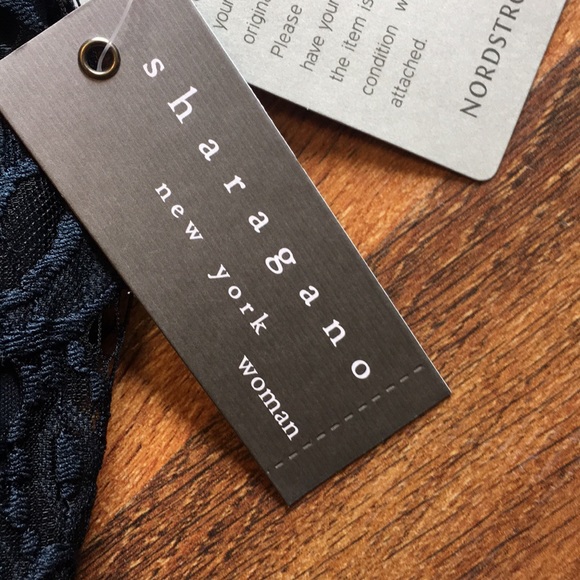 Sharagano Sleeveless Lace Scallop Hem Dress - Picture 4 of 10